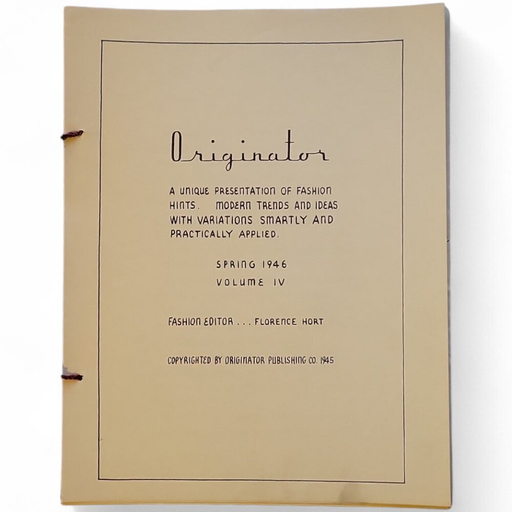 ๐Vintage 1946 Spring Illustrated Fashion Booklet The Originator Vol IV - Picture 3 of 8